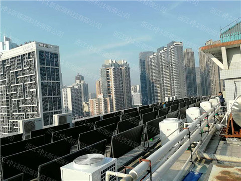 廣東廣州——員工公寓40噸異聚态熱水工程